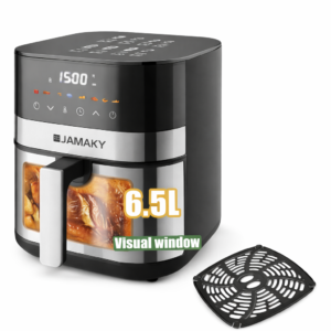 قلاية هواء JAMAKY بسعة 6.5 لتر – نافذة رؤية – 1600 وات